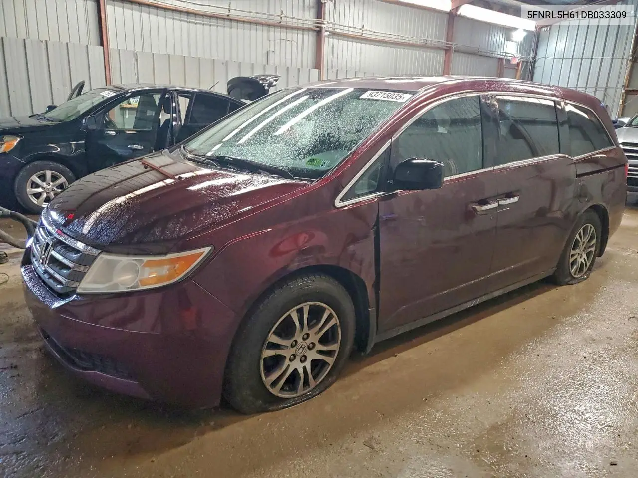 5FNRL5H61DB033309 2013 Honda Odyssey Exl
