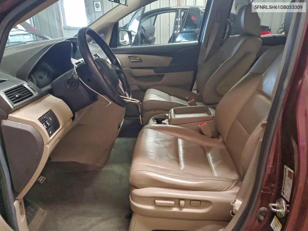 5FNRL5H61DB033309 2013 Honda Odyssey Exl