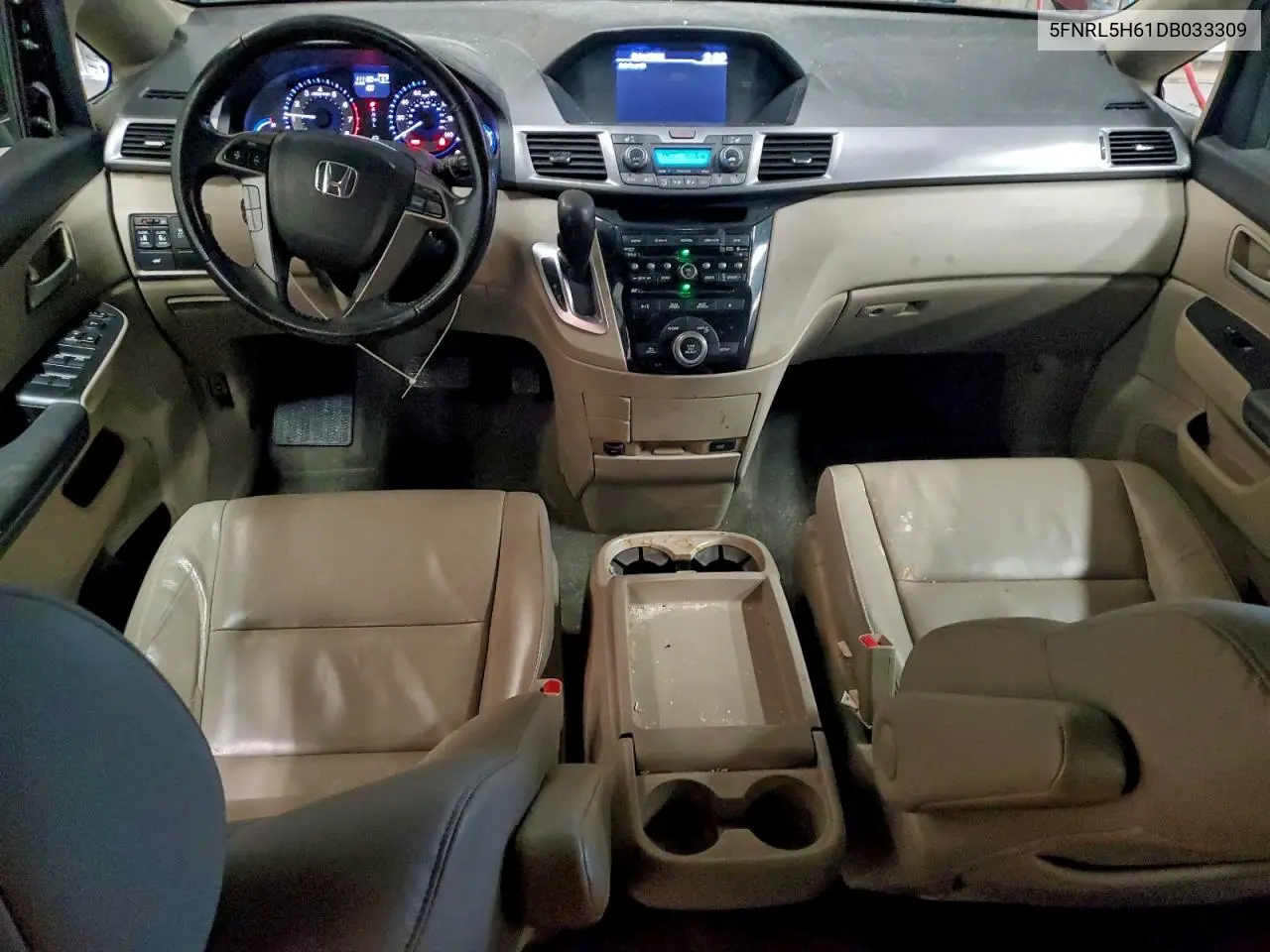 5FNRL5H61DB033309 2013 Honda Odyssey Exl
