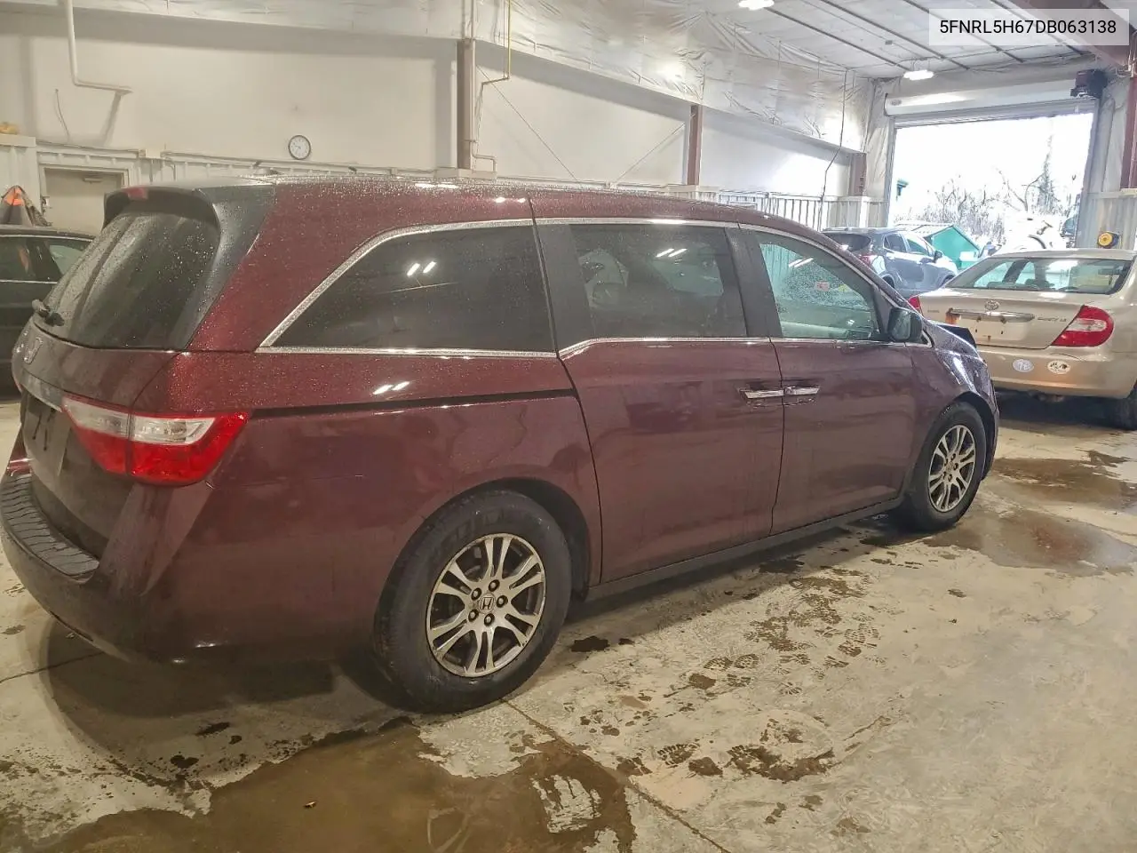 5FNRL5H67DB063138 2013 Honda Odyssey Exl