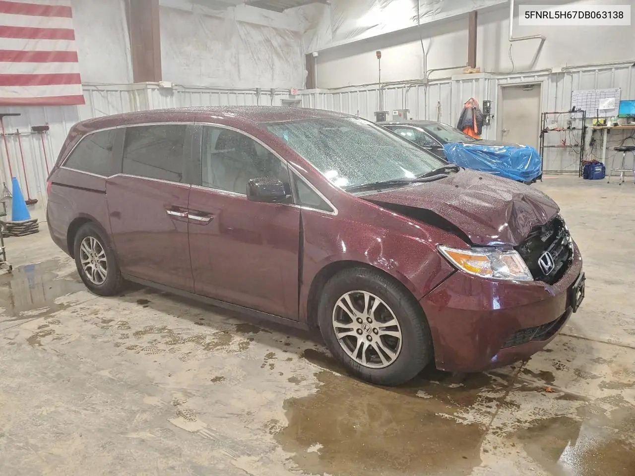 5FNRL5H67DB063138 2013 Honda Odyssey Exl