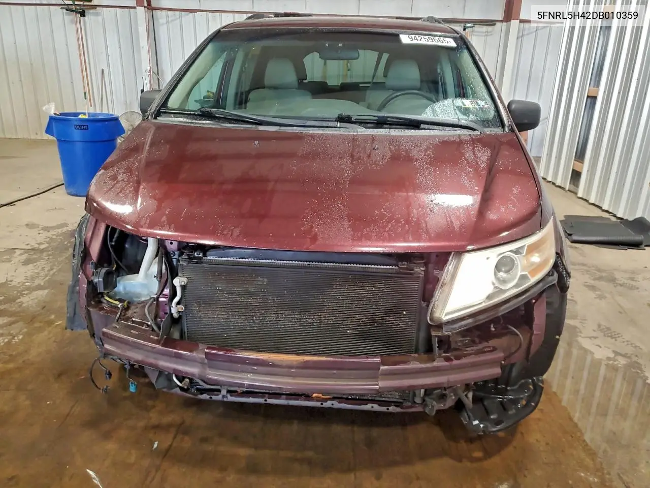 5FNRL5H42DB010359 2013 Honda Odyssey Ex
