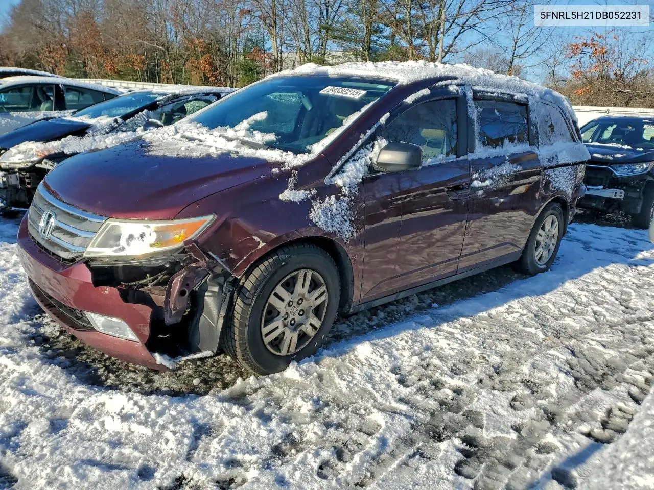 5FNRL5H21DB052231 2013 Honda Odyssey Lx