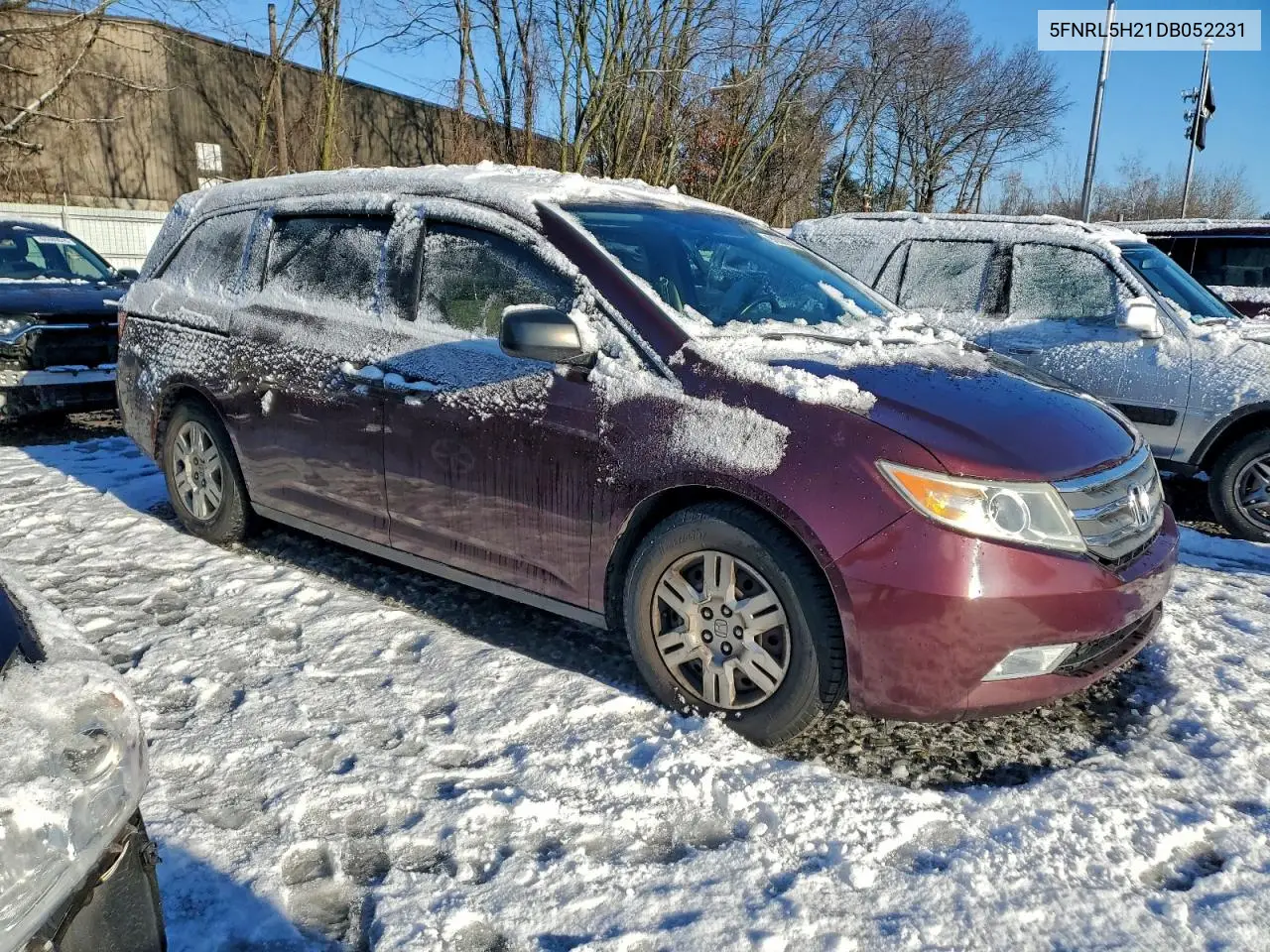 5FNRL5H21DB052231 2013 Honda Odyssey Lx