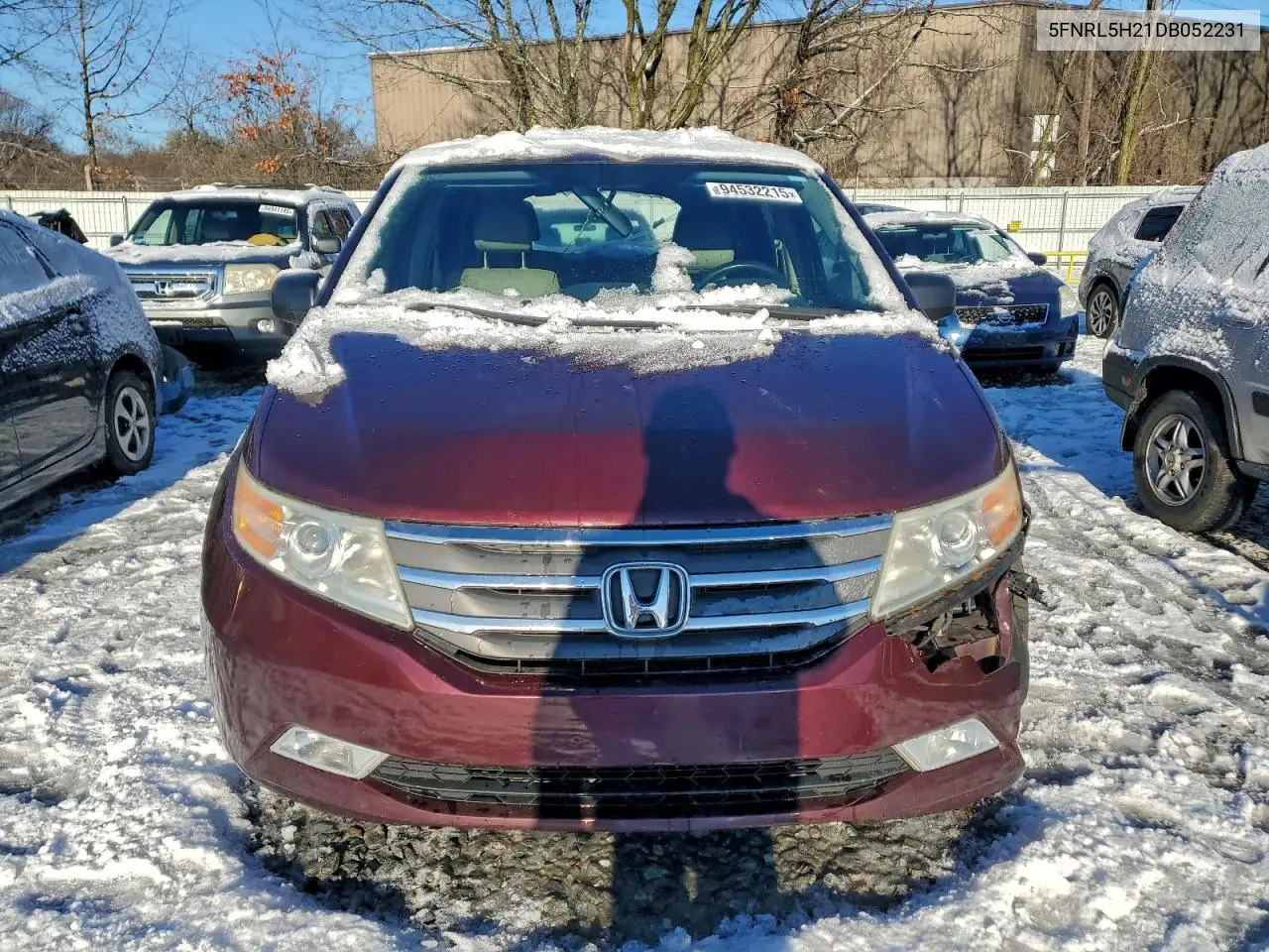 5FNRL5H21DB052231 2013 Honda Odyssey Lx