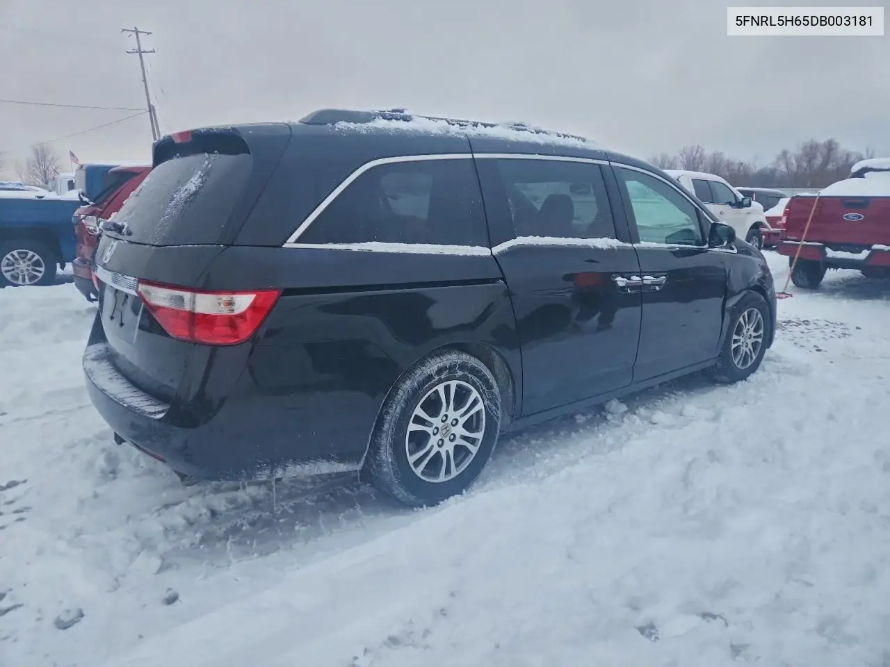 5FNRL5H65DB003181 2013 Honda Odyssey Exl