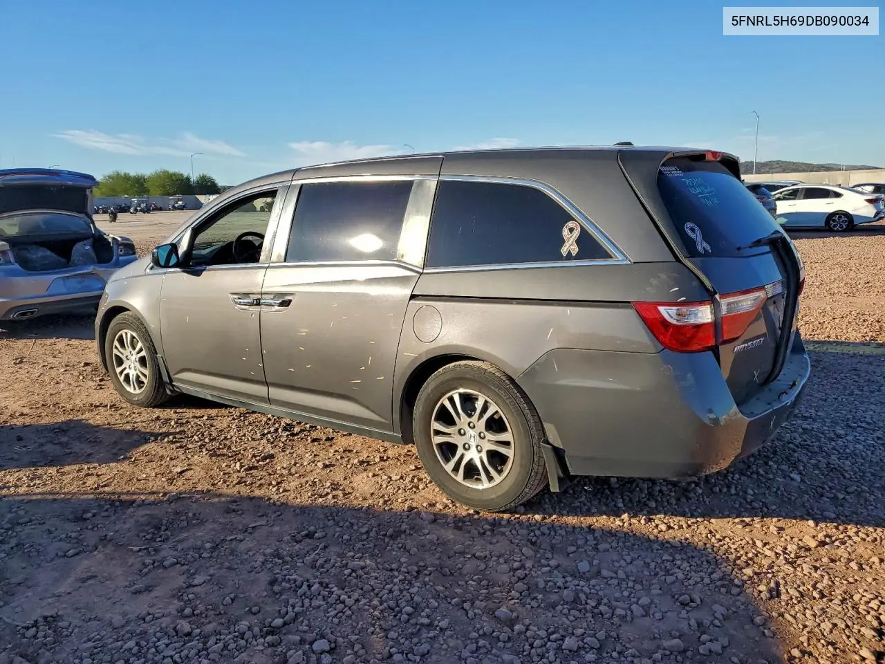 5FNRL5H69DB090034 2013 Honda Odyssey Exl