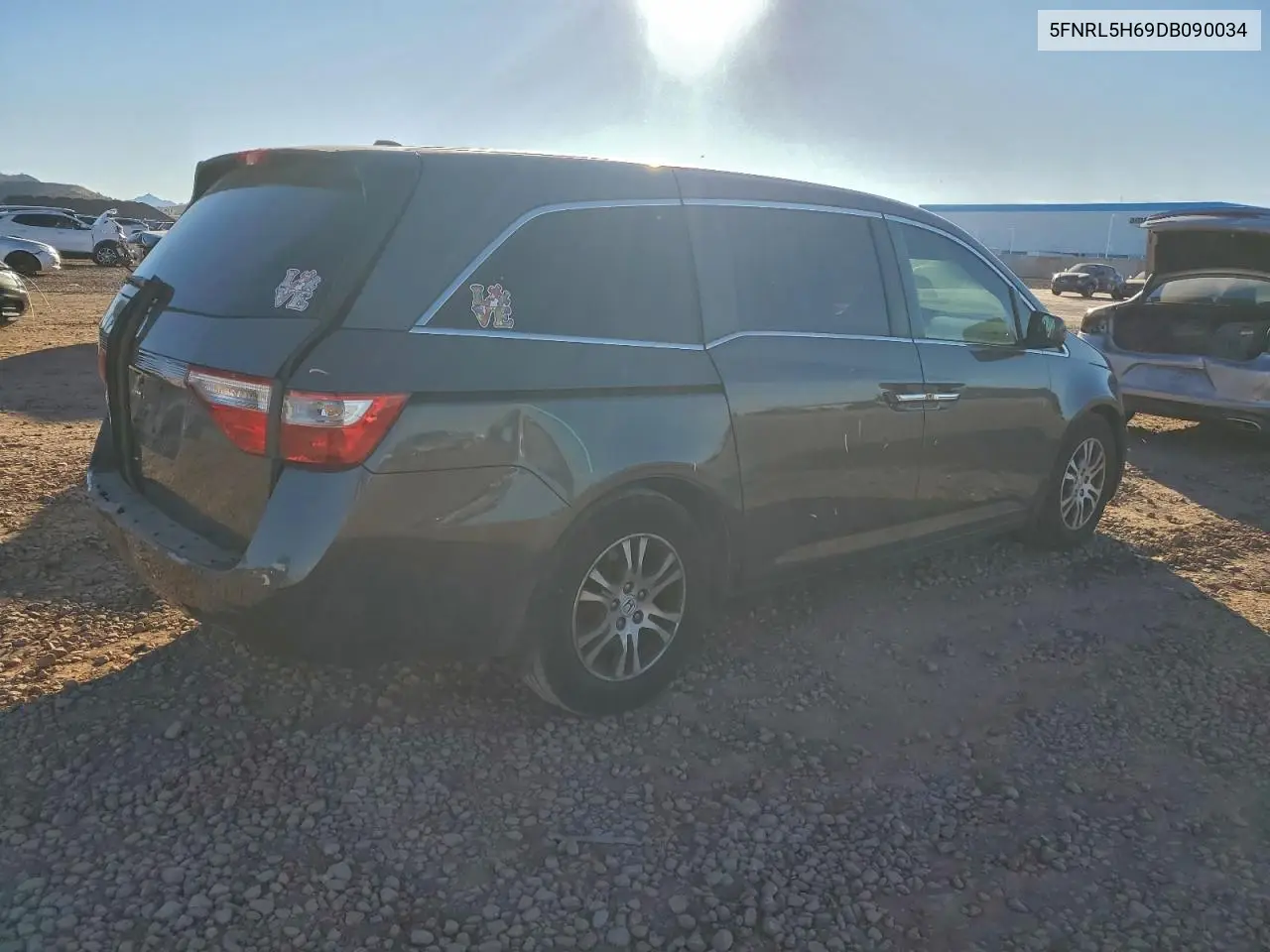 5FNRL5H69DB090034 2013 Honda Odyssey Exl