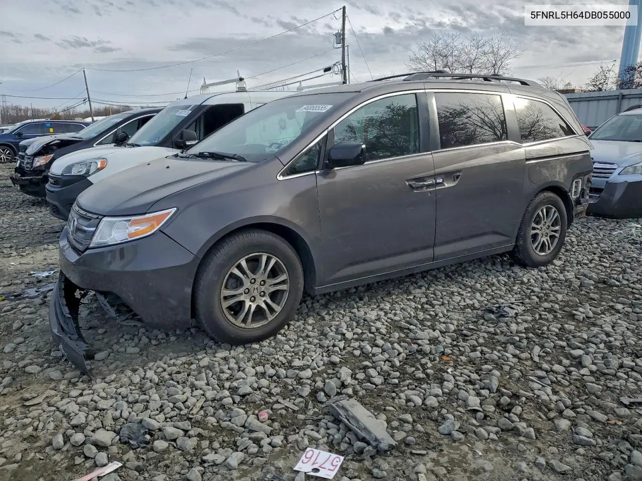 5FNRL5H64DB055000 2013 Honda Odyssey Exl