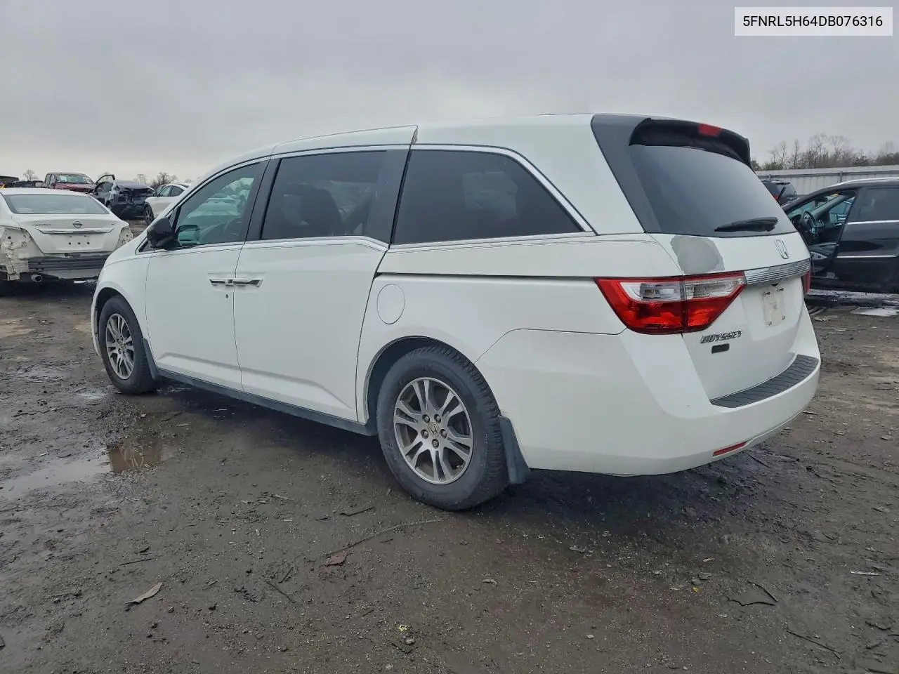 5FNRL5H64DB076316 2013 Honda Odyssey Exl
