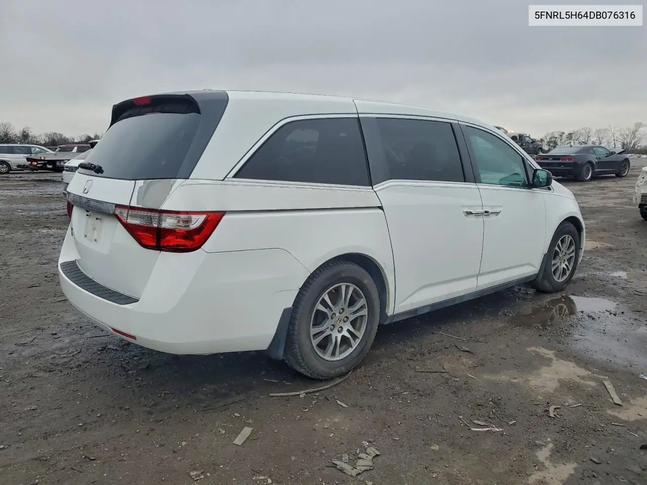 5FNRL5H64DB076316 2013 Honda Odyssey Exl