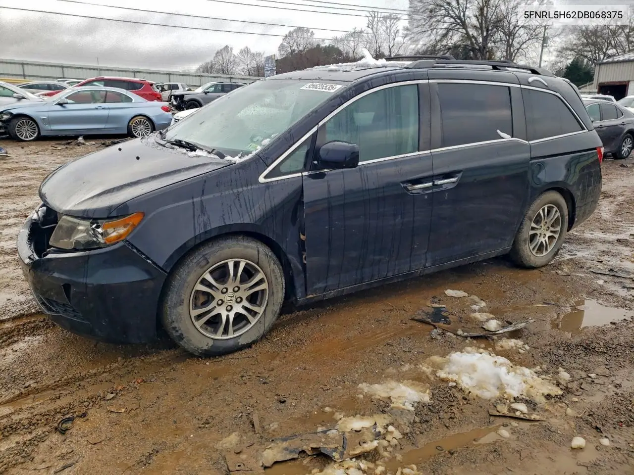 5FNRL5H62DB068375 2013 Honda Odyssey Exl