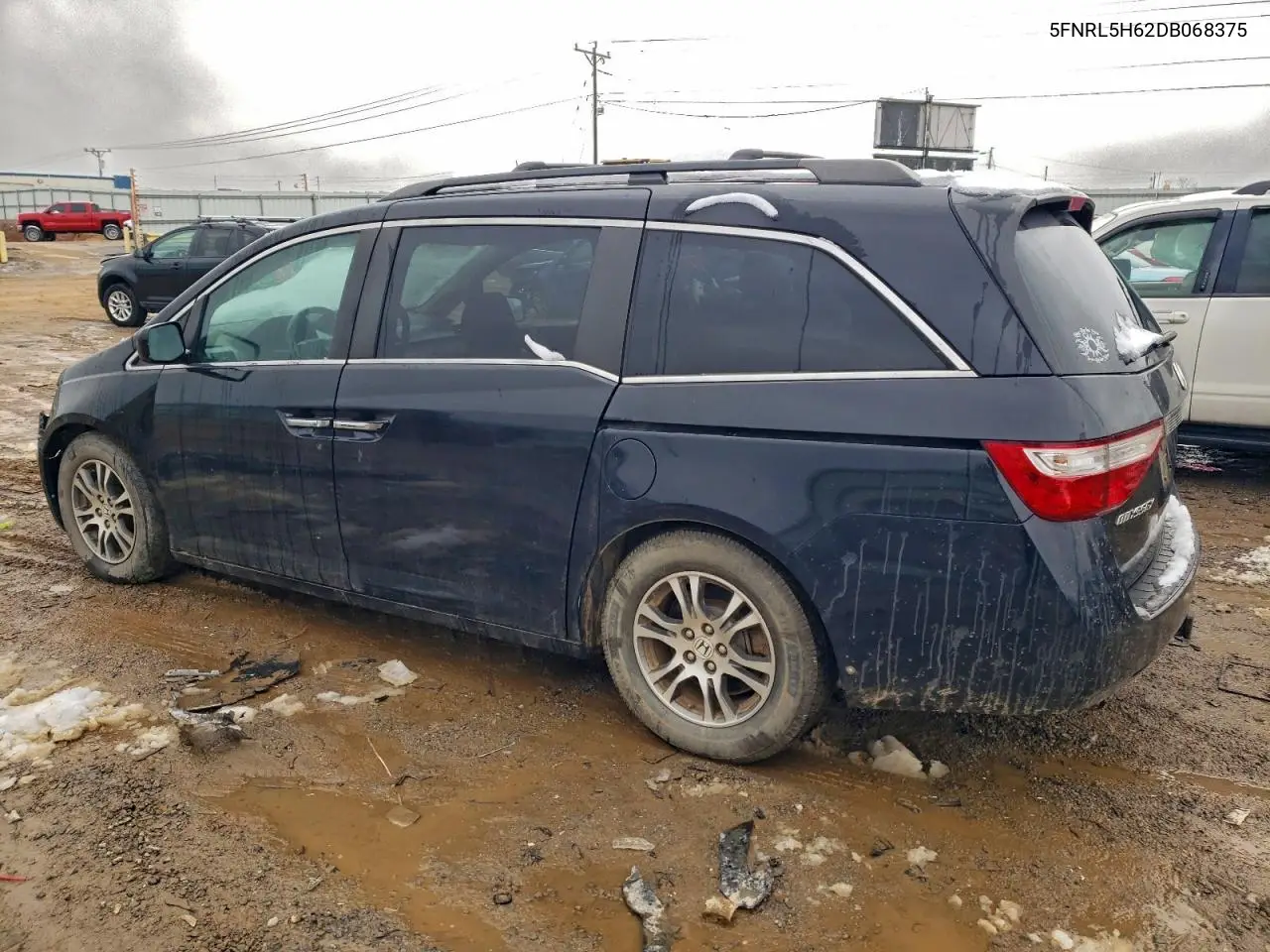 5FNRL5H62DB068375 2013 Honda Odyssey Exl