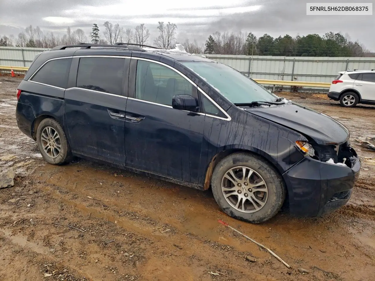 5FNRL5H62DB068375 2013 Honda Odyssey Exl