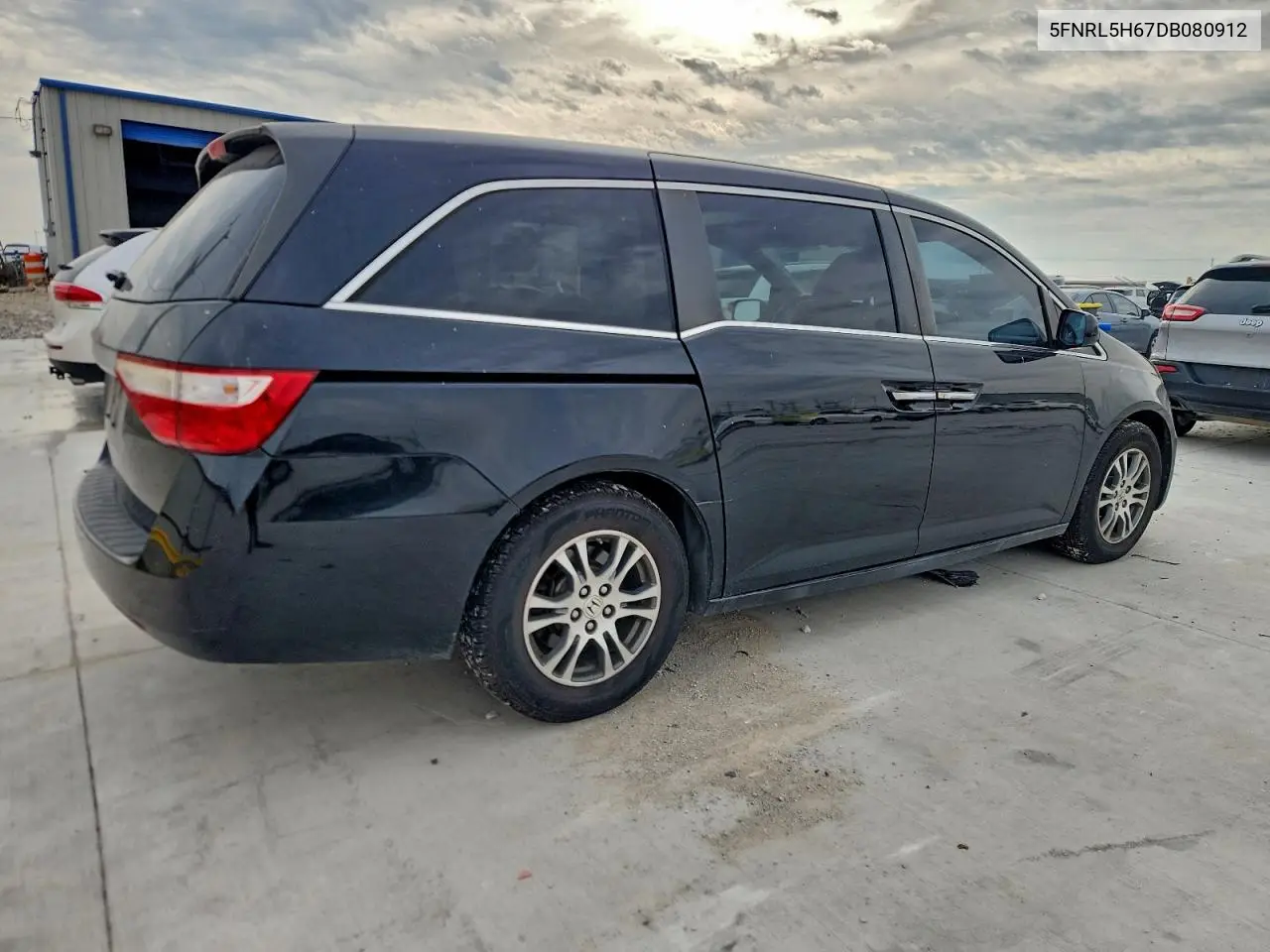 5FNRL5H67DB080912 2013 Honda Odyssey Exl