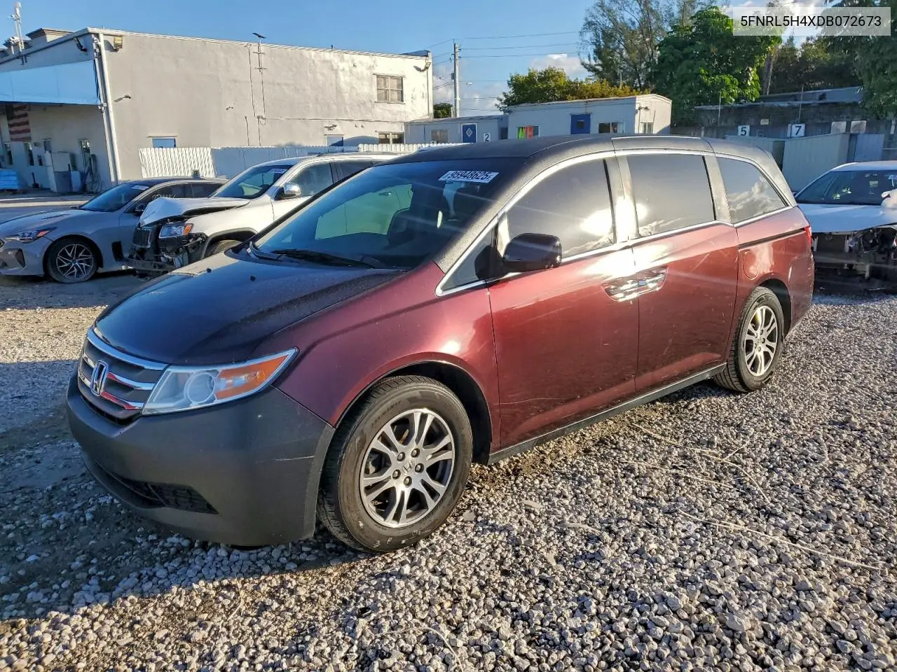 5FNRL5H4XDB072673 2013 Honda Odyssey Ex