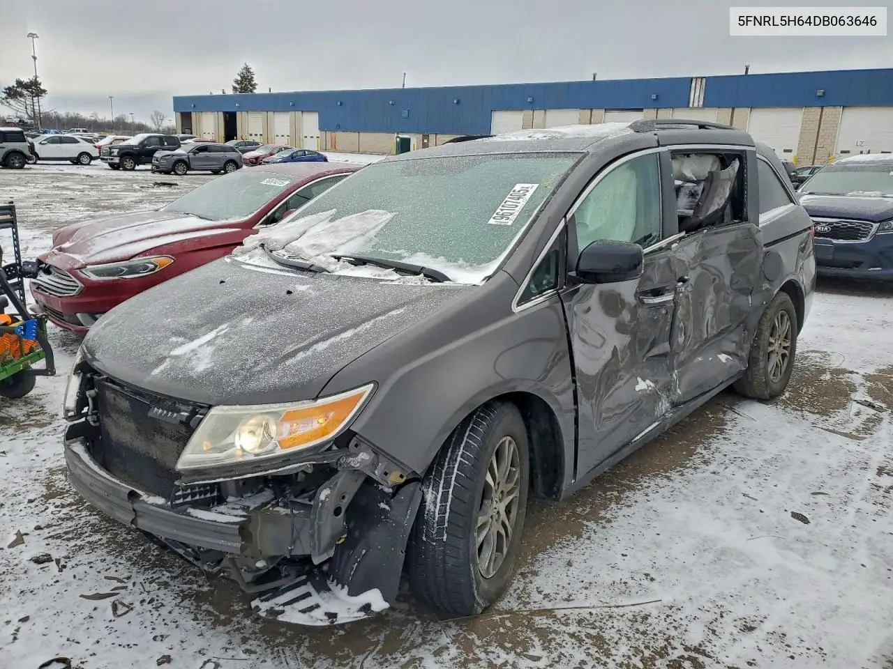 5FNRL5H64DB063646 2013 Honda Odyssey Exl