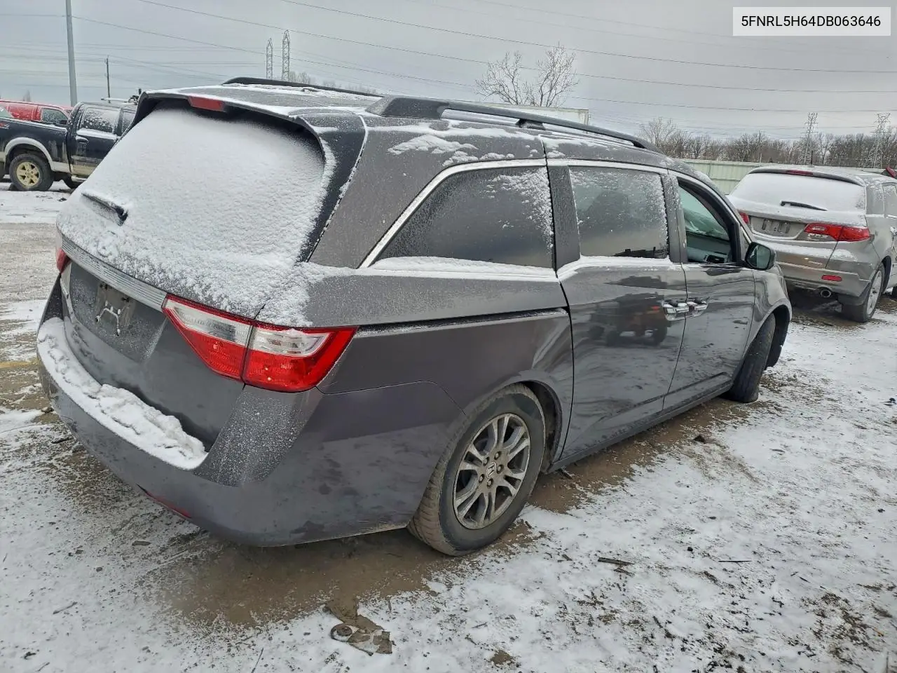 5FNRL5H64DB063646 2013 Honda Odyssey Exl