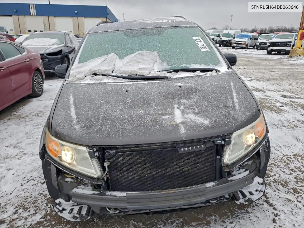 5FNRL5H64DB063646 2013 Honda Odyssey Exl