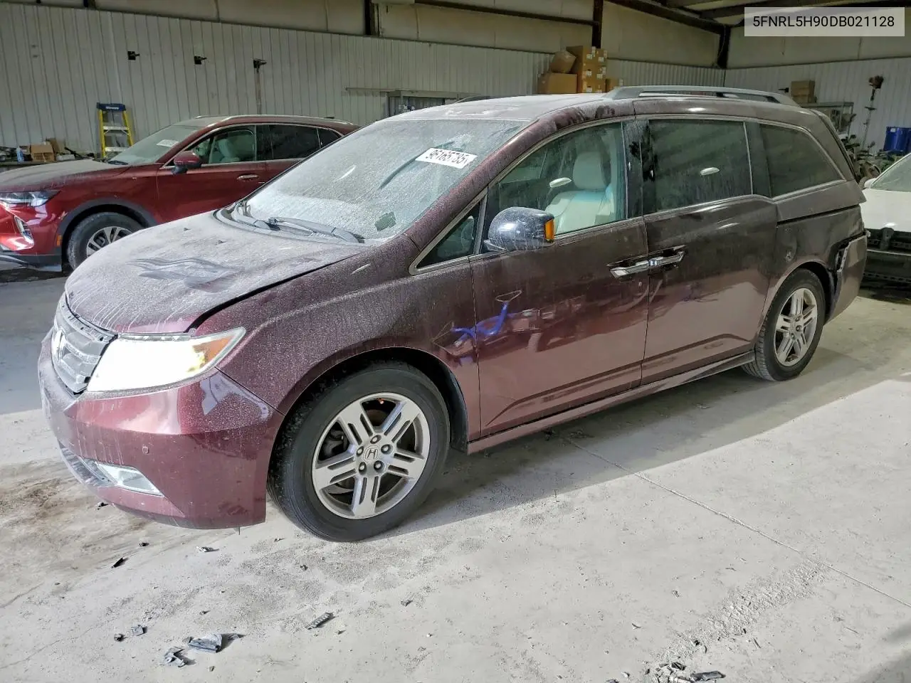 5FNRL5H90DB021128 2013 Honda Odyssey Touring