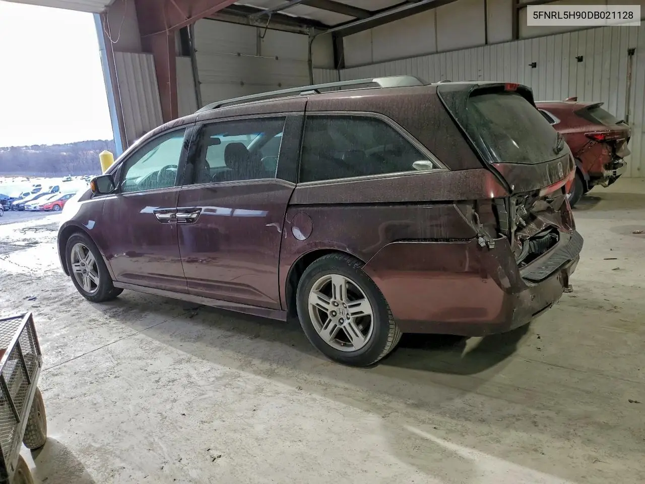 5FNRL5H90DB021128 2013 Honda Odyssey Touring