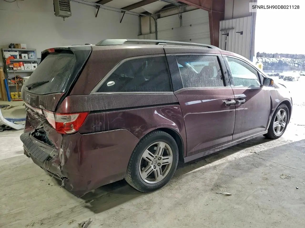 5FNRL5H90DB021128 2013 Honda Odyssey Touring