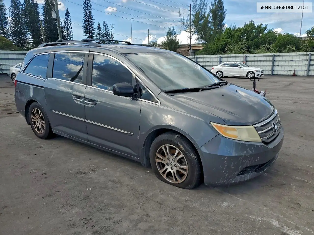 5FNRL5H68DB012151 2013 Honda Odyssey Exl