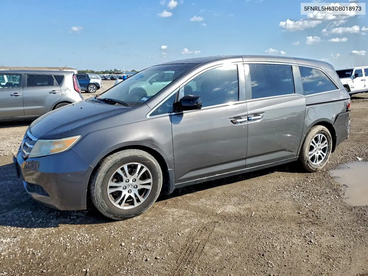 5FNRL5H63DB018973 2013 Honda Odyssey Exl