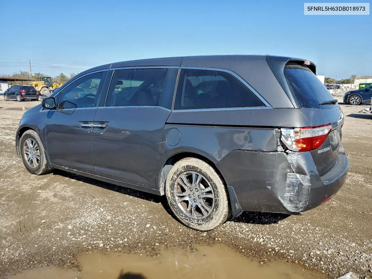 5FNRL5H63DB018973 2013 Honda Odyssey Exl