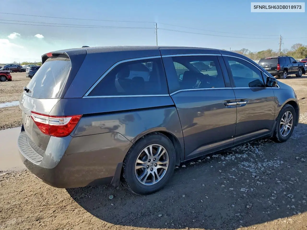 5FNRL5H63DB018973 2013 Honda Odyssey Exl