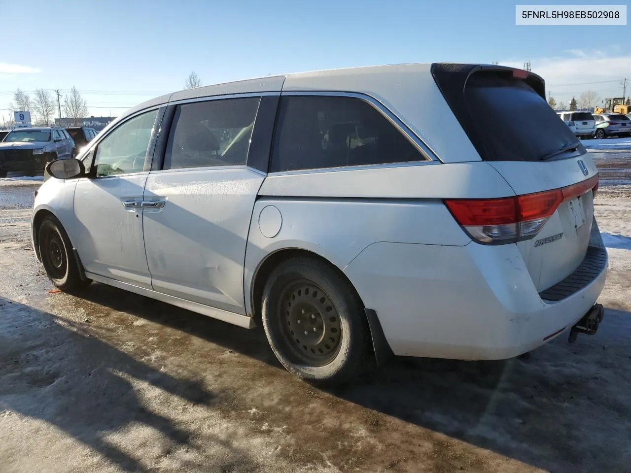 2014 Honda Odyssey Touring VIN: 5FNRL5H98EB502908 Lot: 40987194