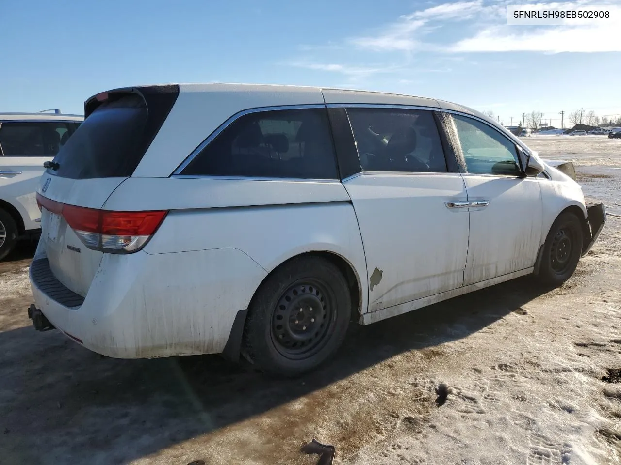 2014 Honda Odyssey Touring VIN: 5FNRL5H98EB502908 Lot: 40987194