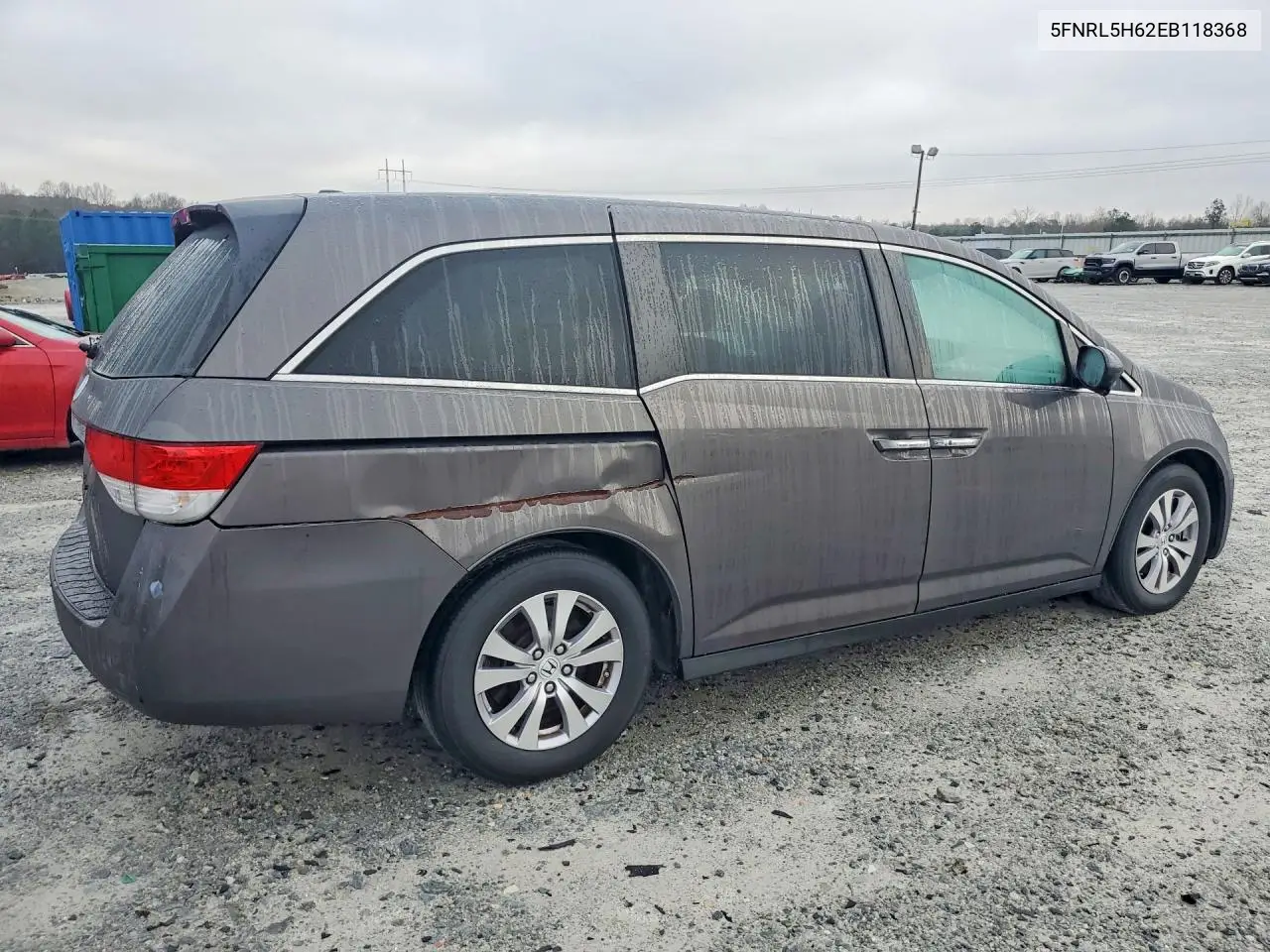 5FNRL5H62EB118368 2014 Honda Odyssey Exl