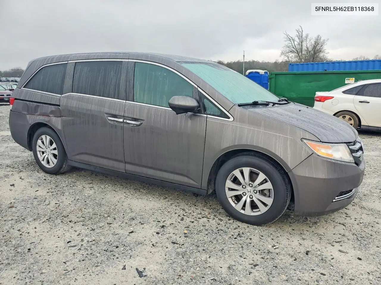 5FNRL5H62EB118368 2014 Honda Odyssey Exl