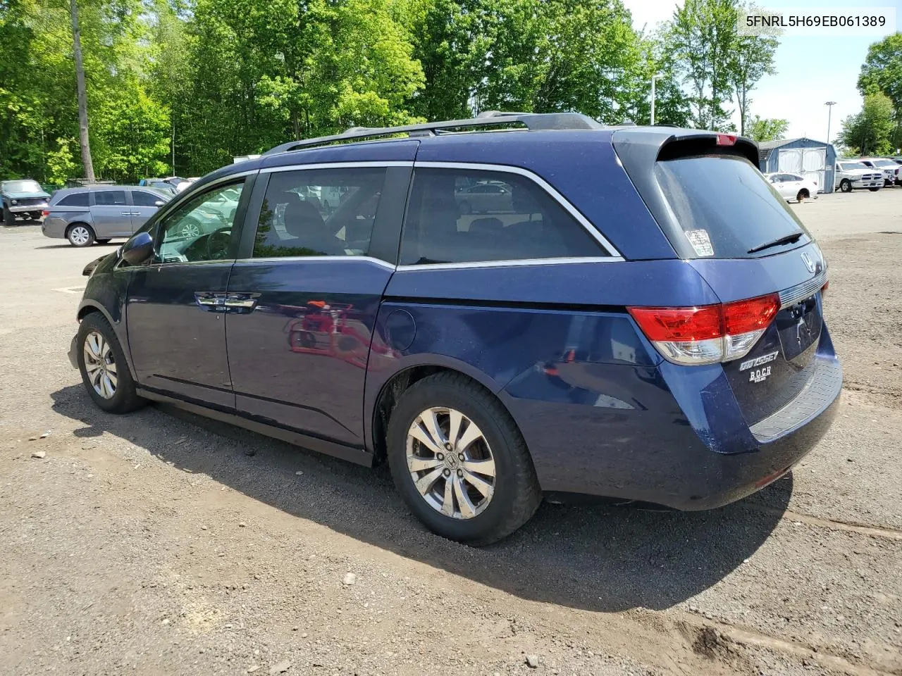 2014 Honda Odyssey Exl VIN: 5FNRL5H69EB061389 Lot: 55132364