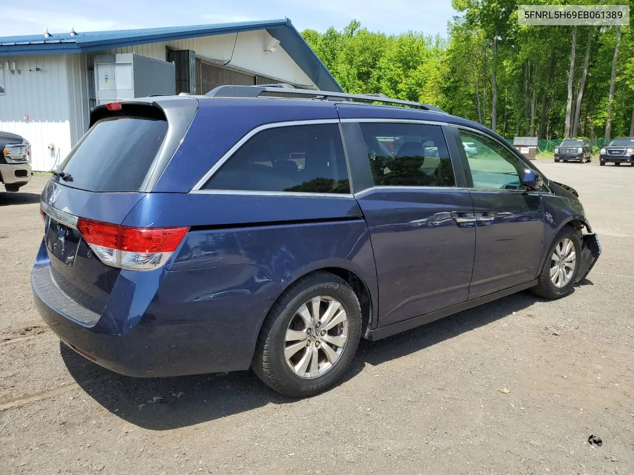 2014 Honda Odyssey Exl VIN: 5FNRL5H69EB061389 Lot: 55132364