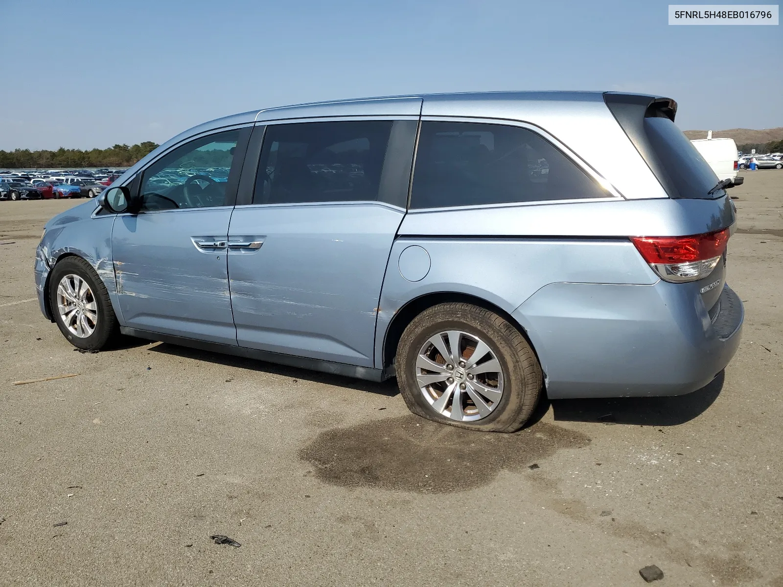 2014 Honda Odyssey Ex VIN: 5FNRL5H48EB016796 Lot: 65306564