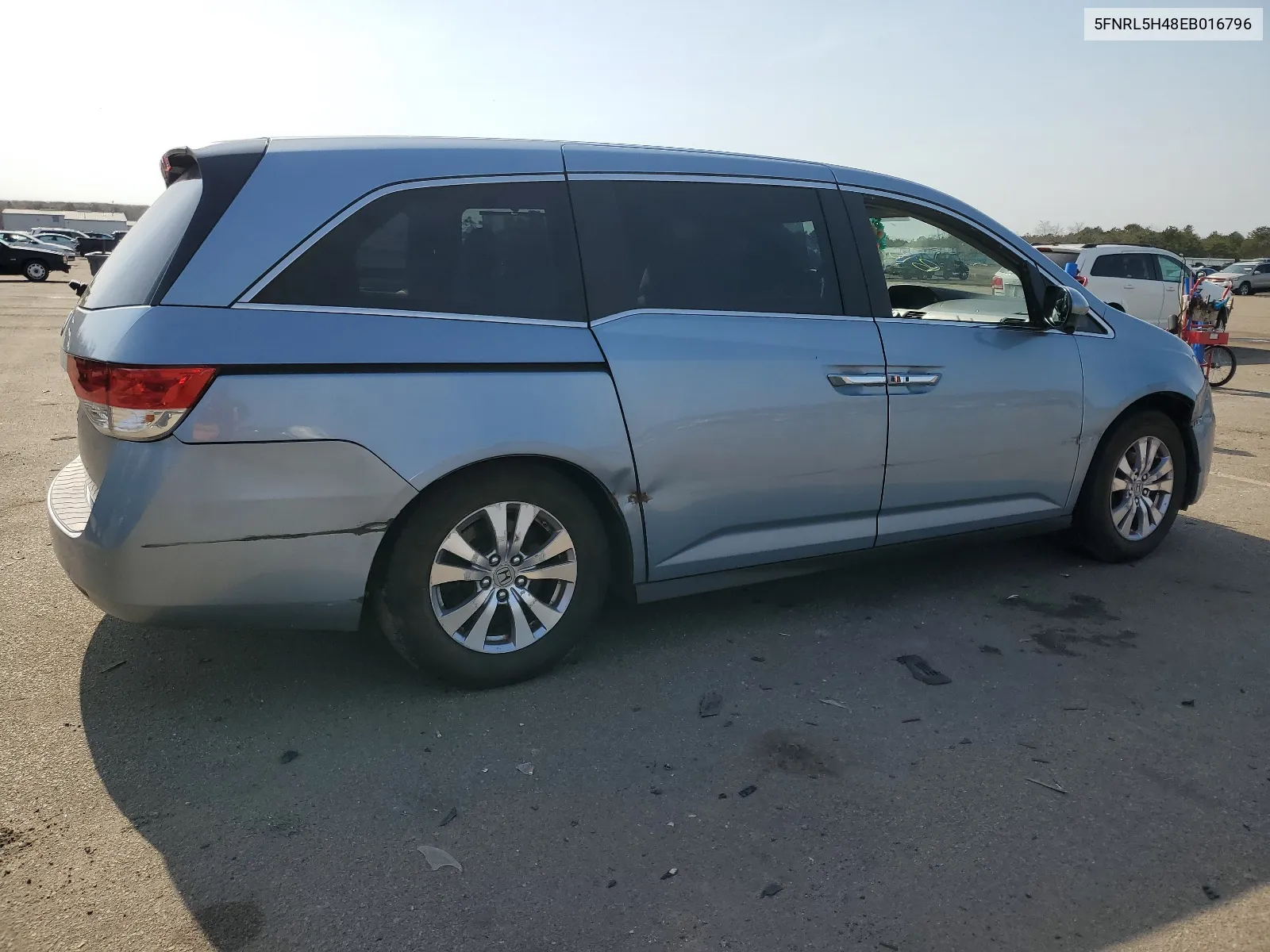 2014 Honda Odyssey Ex VIN: 5FNRL5H48EB016796 Lot: 65306564