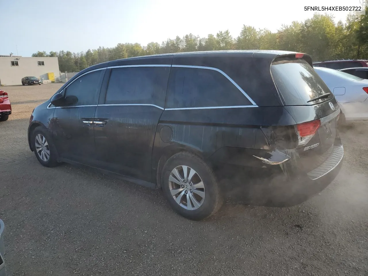 5FNRL5H4XEB502722 2014 Honda Odyssey Ex