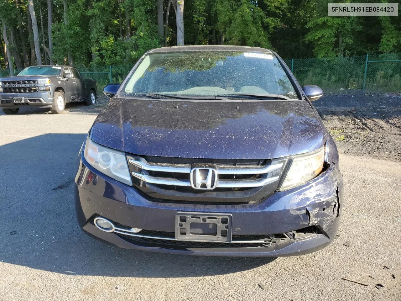 2014 Honda Odyssey Touring VIN: 5FNRL5H91EB084420 Lot: 69556644