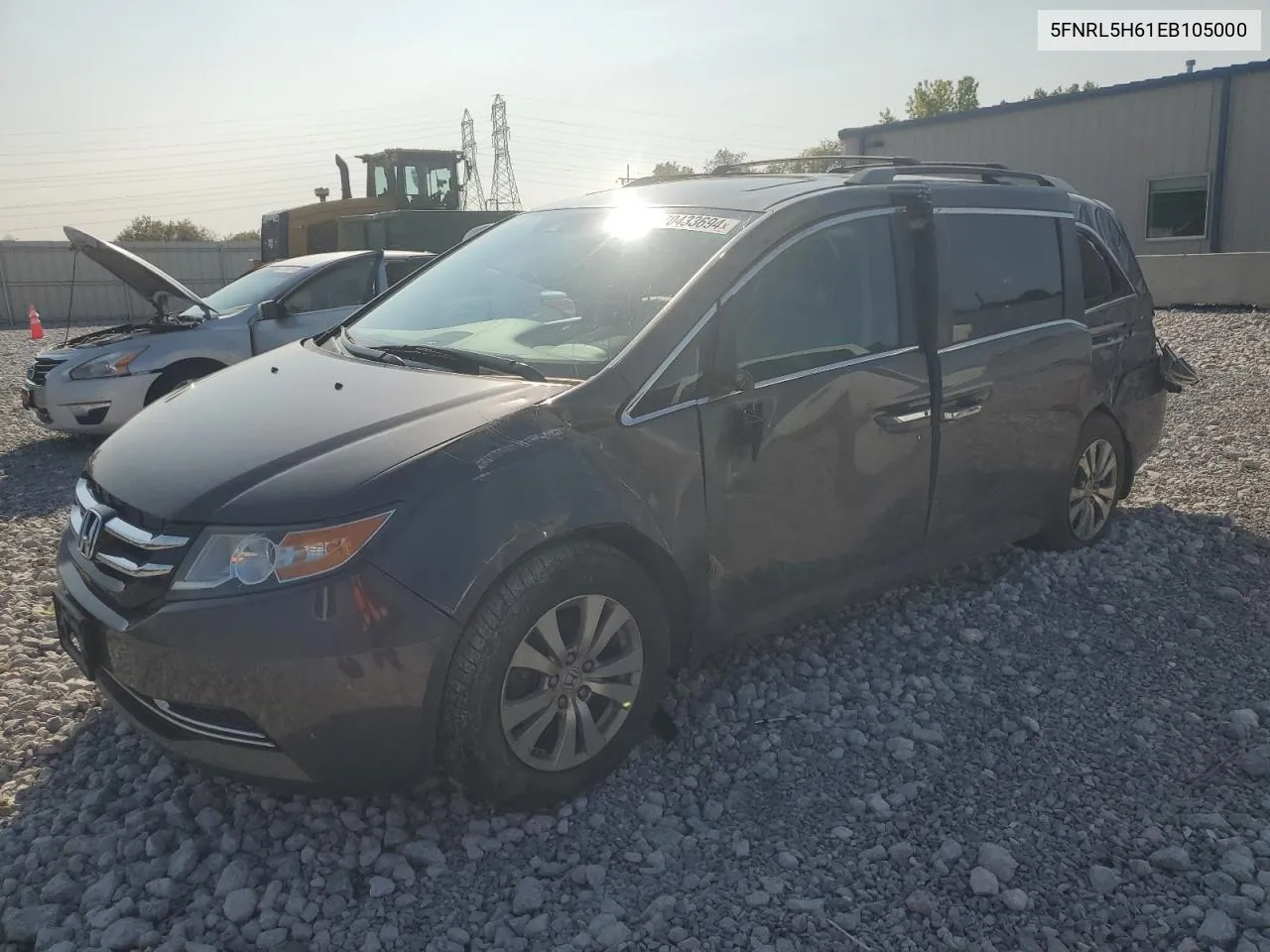 2014 Honda Odyssey Exl VIN: 5FNRL5H61EB105000 Lot: 70433694