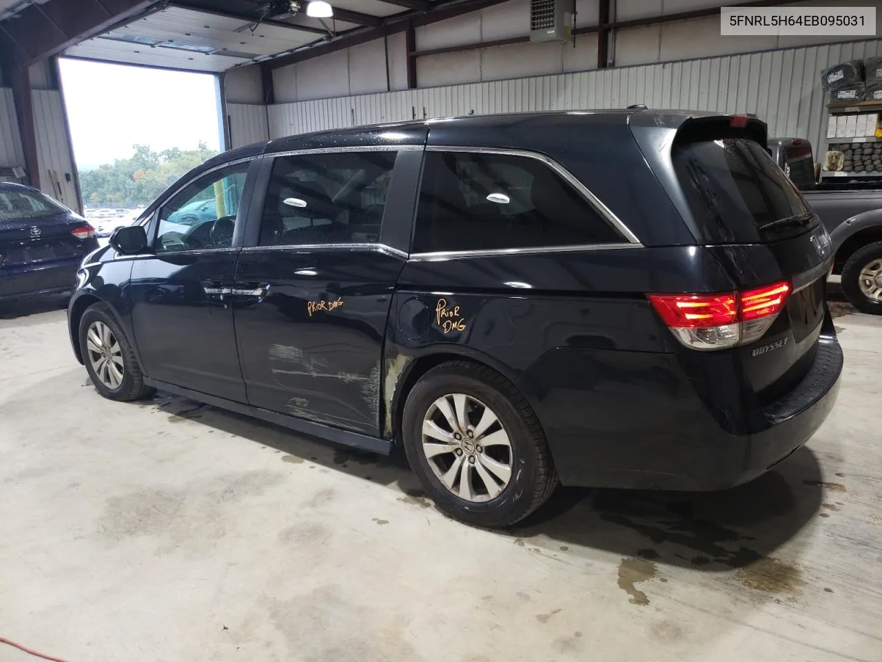 2014 Honda Odyssey Exl VIN: 5FNRL5H64EB095031 Lot: 72178604