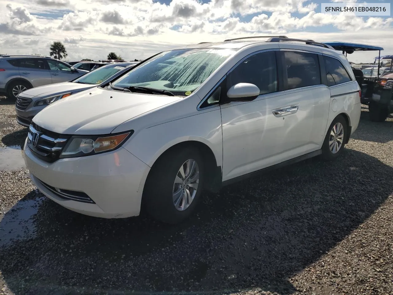 5FNRL5H61EB048216 2014 Honda Odyssey Exl