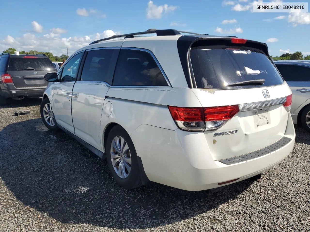 5FNRL5H61EB048216 2014 Honda Odyssey Exl