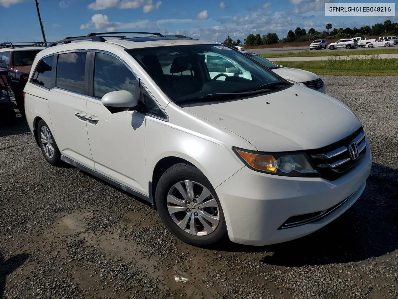 5FNRL5H61EB048216 2014 Honda Odyssey Exl