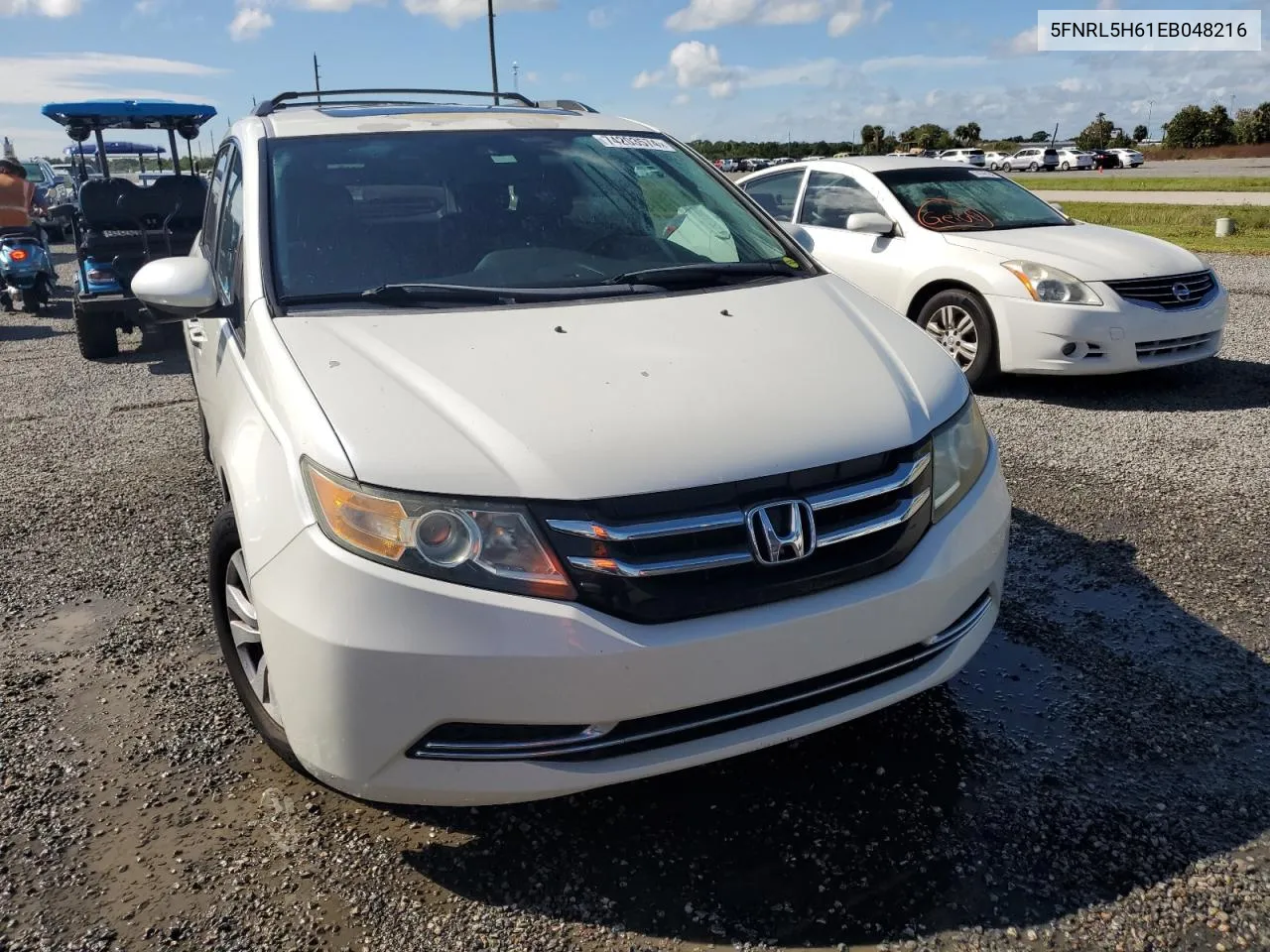 5FNRL5H61EB048216 2014 Honda Odyssey Exl