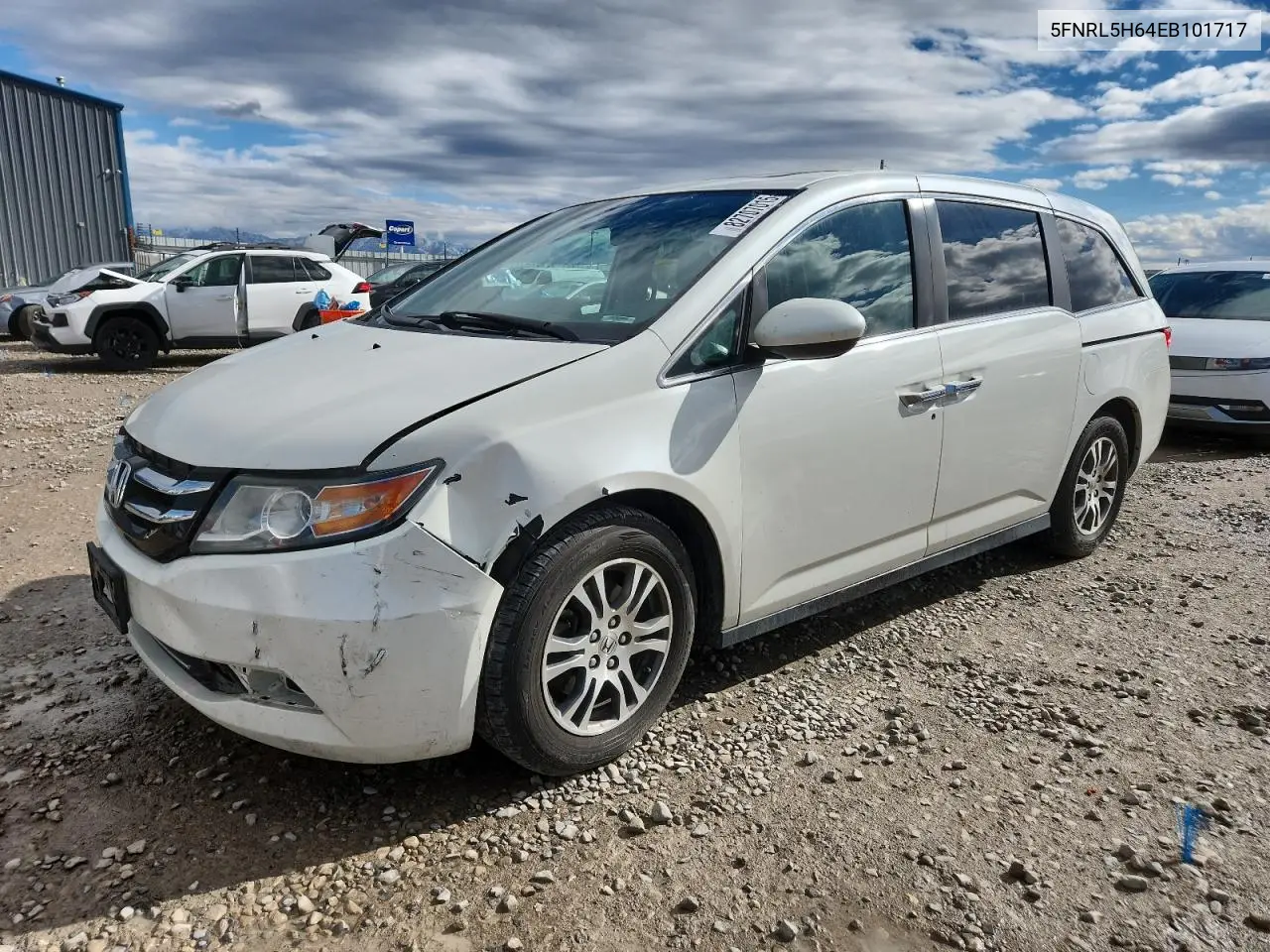5FNRL5H64EB101717 2014 Honda Odyssey Exl