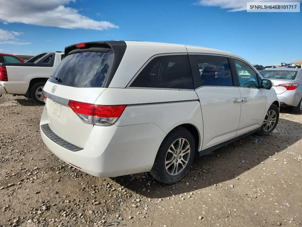 5FNRL5H64EB101717 2014 Honda Odyssey Exl