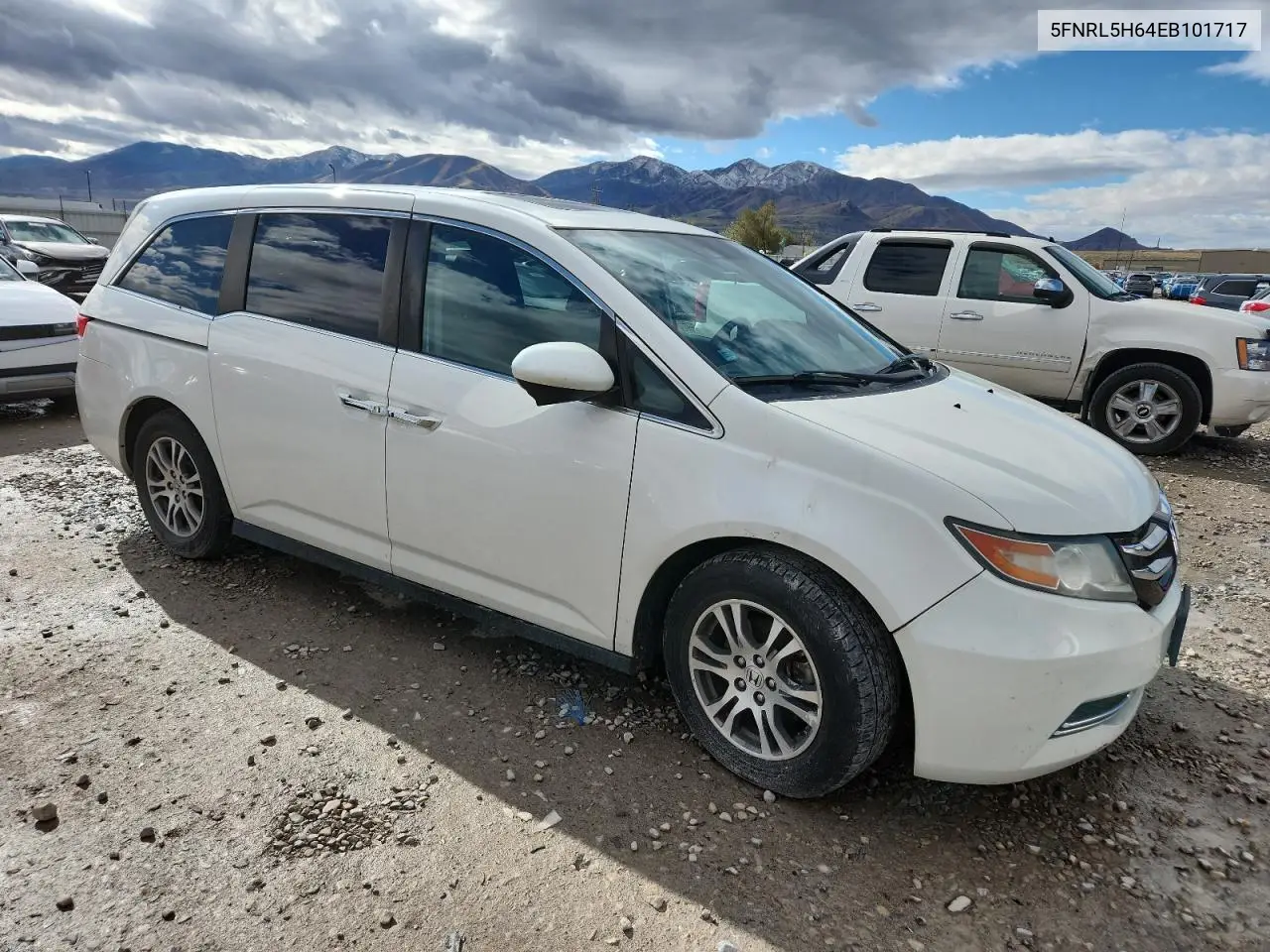 5FNRL5H64EB101717 2014 Honda Odyssey Exl