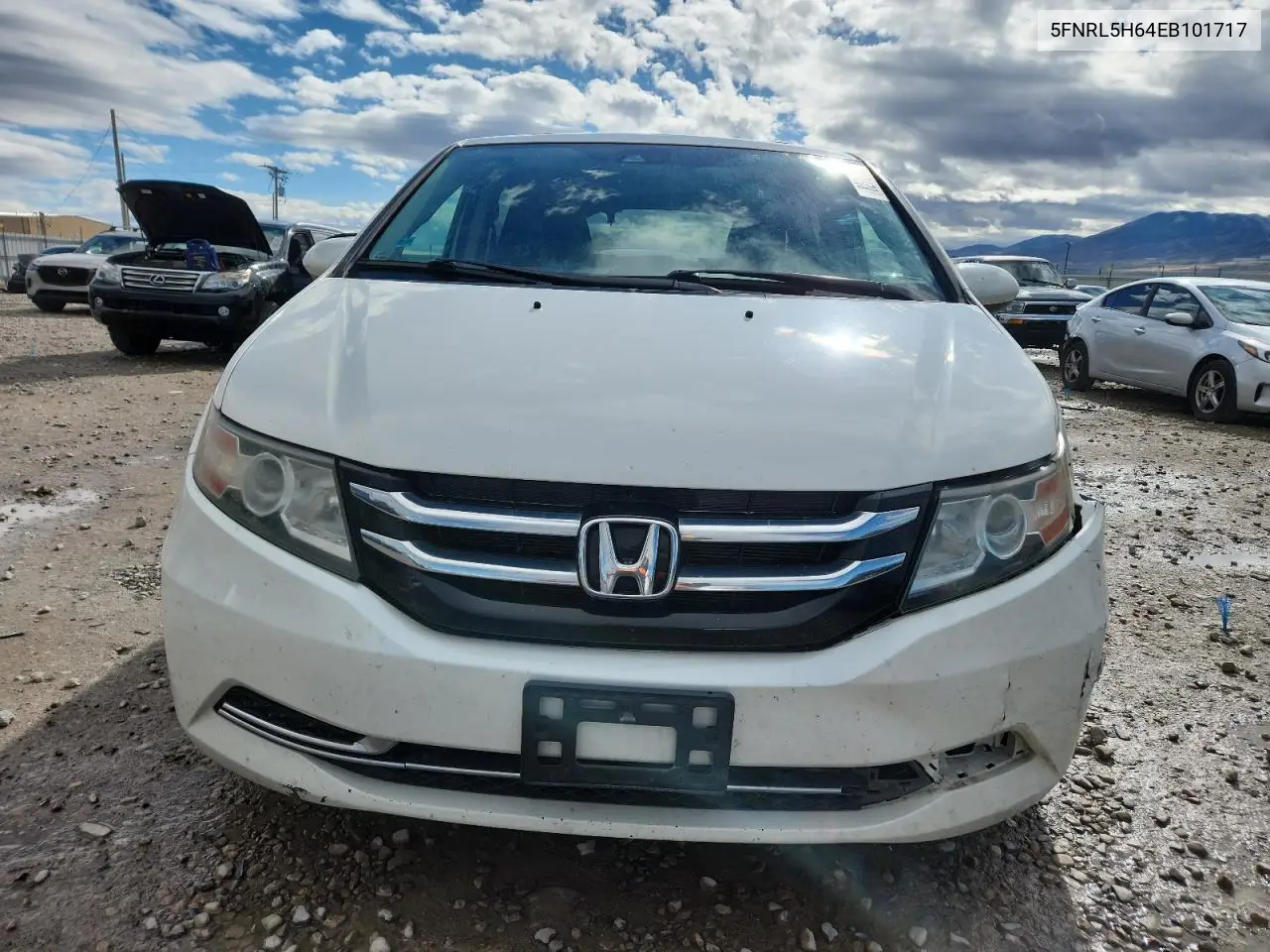 5FNRL5H64EB101717 2014 Honda Odyssey Exl